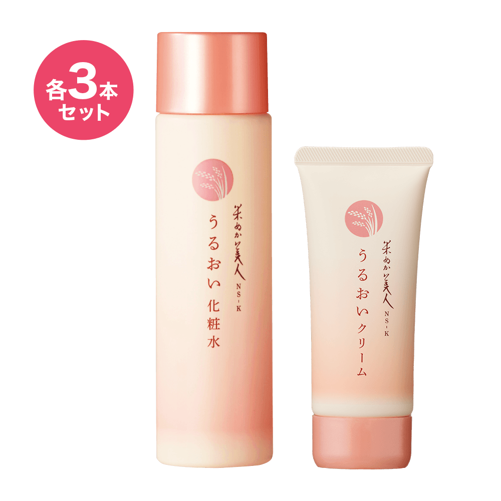 うるおい6本セット: 自然派化粧品|うるおいしっとり日本酒・米ぬか自然