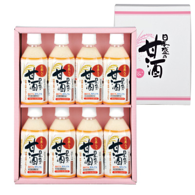 日本盛の甘酒 8本ギフトセット（生姜入り8本）