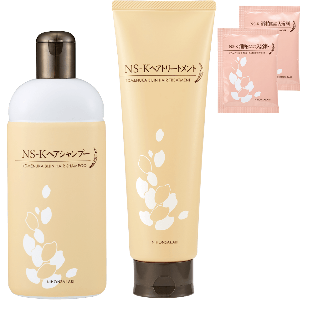 ヘアケア|うるおいしっとり日本酒・米ぬか自然派化粧品|日本盛の通販